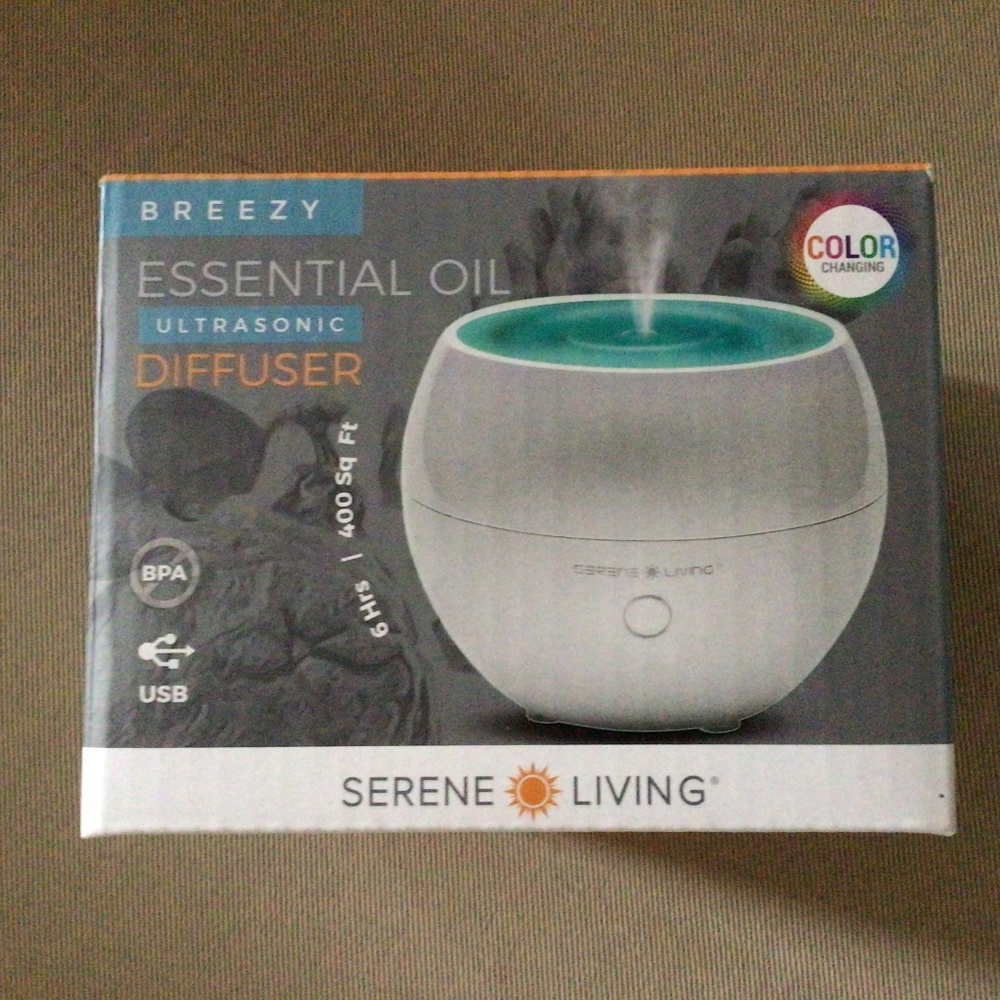 Serene Living Breezy Diffuser NIB